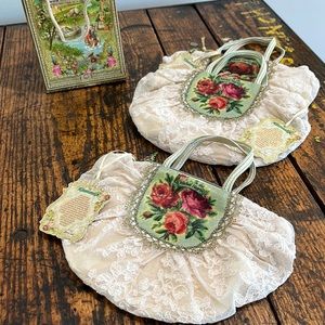Michal Negrin Lace Hand Bag ($25 each, 1 left)